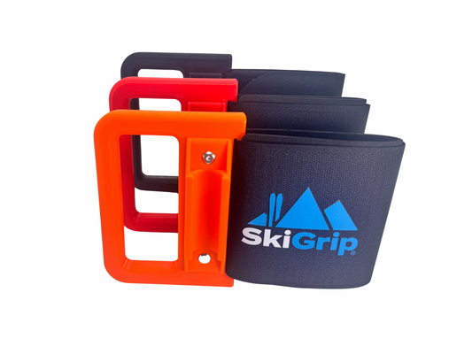 3er-Pack SkiGrip | Ski- und Skistockhalter.