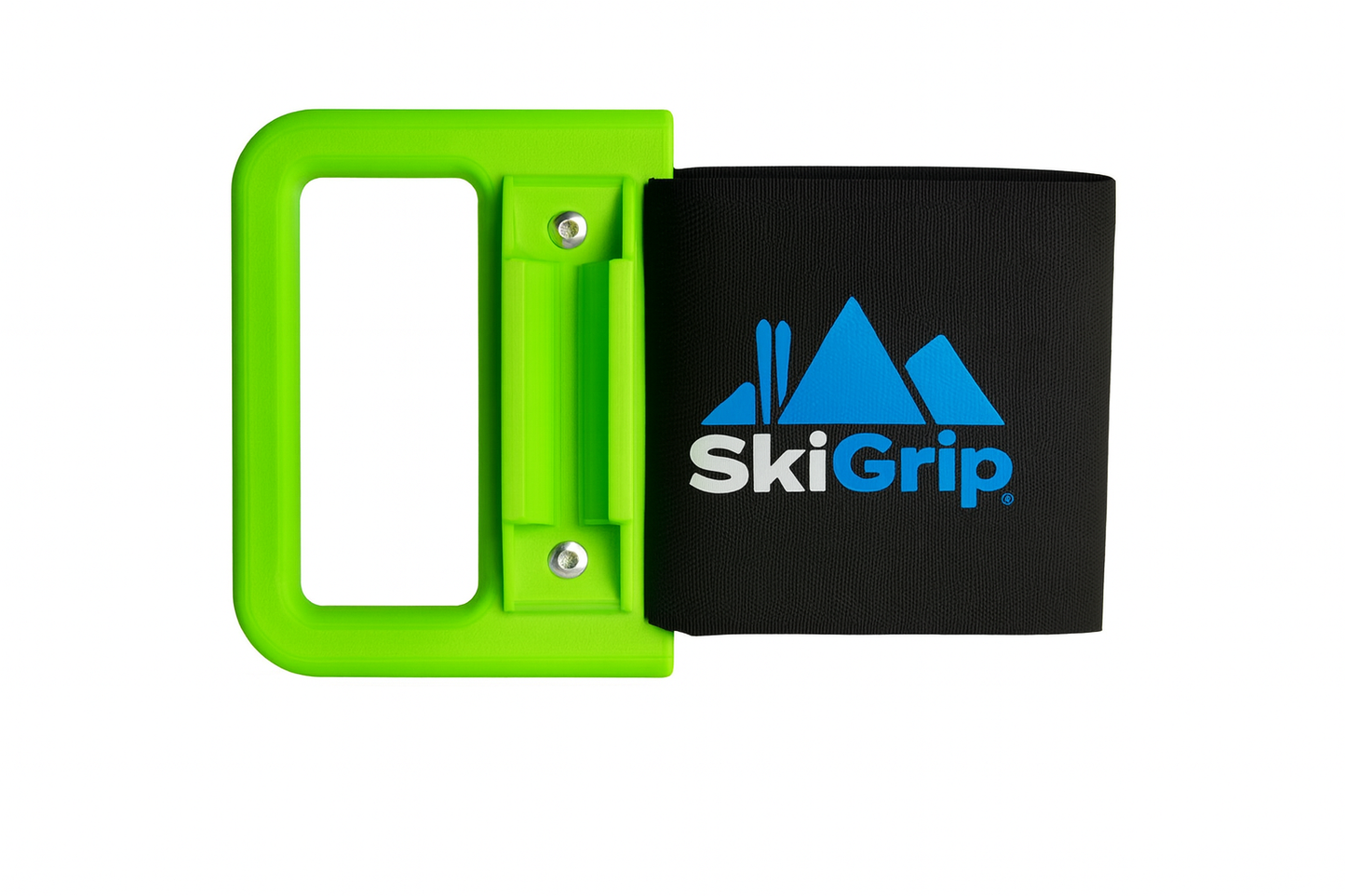 SkiGrip Limettengrün | Ski- und Skistockhalter.