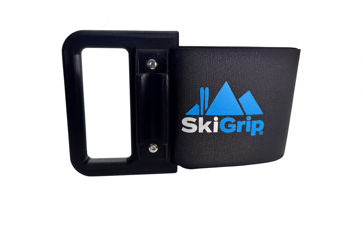 SkiGrip Schwarz | Ski- und Skistockhalter.