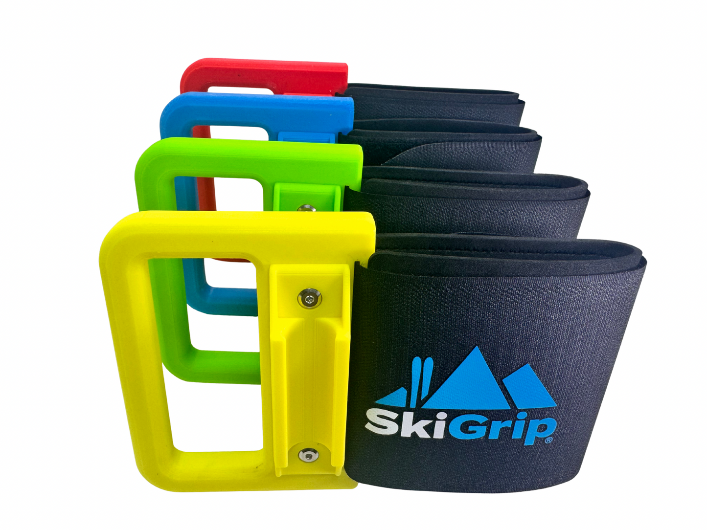 4er-Pack SkiGrip | Ski- und Skistockhalter.