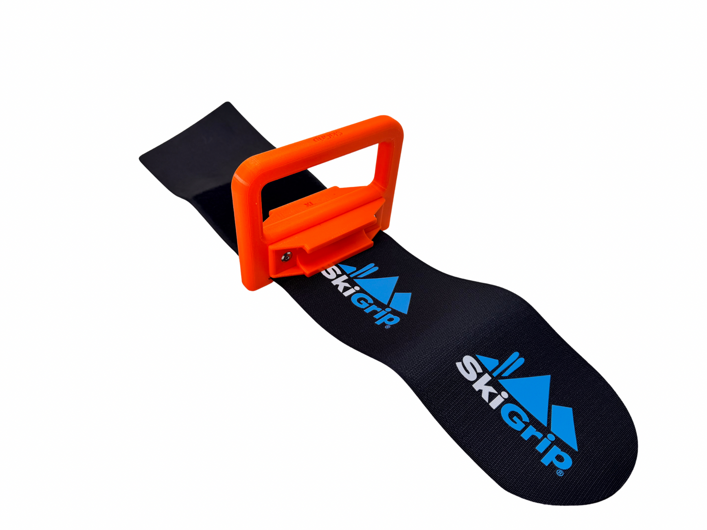 SkiGrip Orange | Skiträger und Skistockhalter.