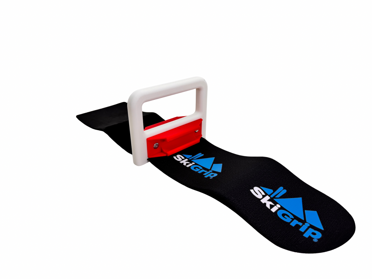SkiGrip Weiß | Skiträger und Skistockhalter.