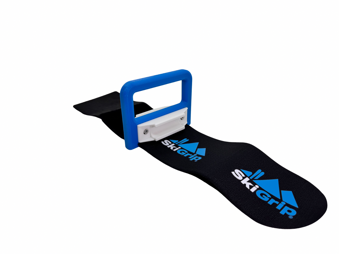 SkiGrip Hellblau und Weiß | Ski- und Skistockhalter.